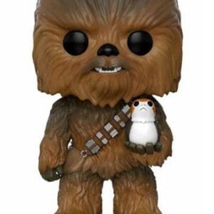 POP! Vinyl Wackelkopf-Figur Chewbacca & Porg