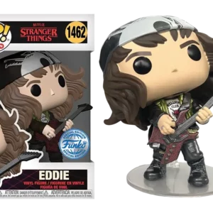 funko pop FINALE EDDIE (WITH GUITAR) (METALLIC) - STRANGER THINGS (SEASON 4)