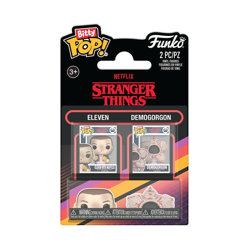 Was sind Funko Figuren? 2 Stranger Things Bitty POP! Vinyl Figuren 2er-Pack Eleven&Demogorgon 2,5 cm