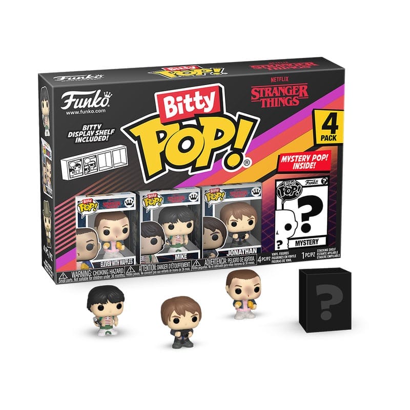 Was sind Funko Figuren? 4 Stranger Things Bitty POP! Vinyl Figuren 4er-Pack Eleven 2,5 cm