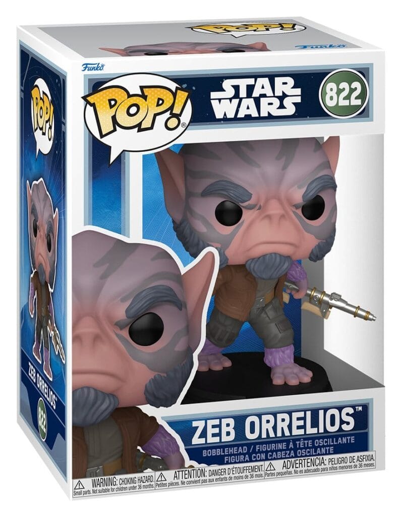 Was sind Funko Figuren? 1 Star Wars The Mandalorian and Grogu Funko POP! Figur Zeb Orrelios