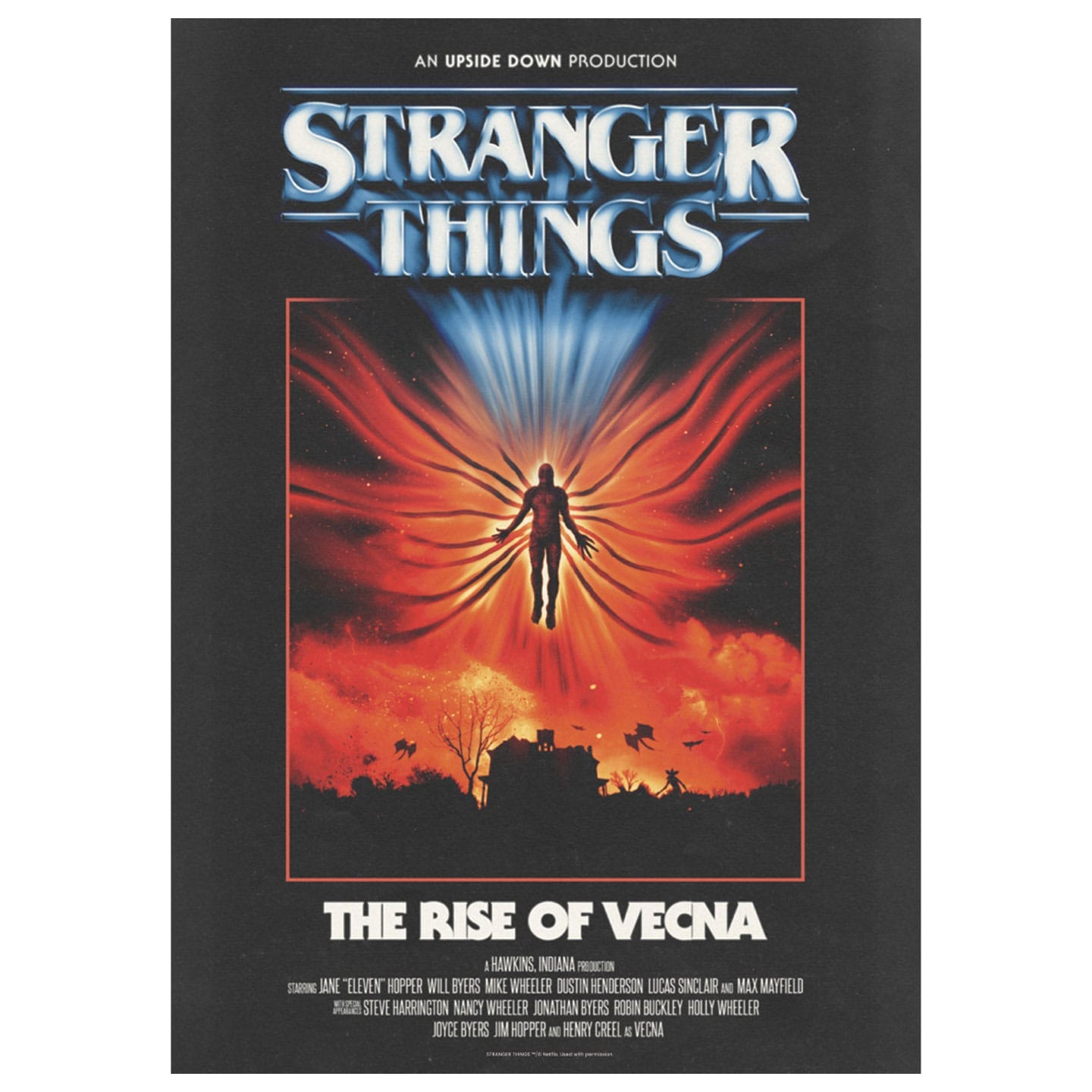 Home 19 Stranger Things Kunstdruck The Rise of Vecna Limited Edition